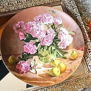 Peonies Plate